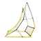 2-in-1 Soccer Rebounder Net Iron Frame Portable Training Goal 12 lbs
